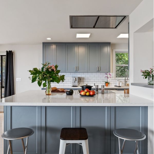 Gray Shaker Lacquer Kitchen Cabinet Furniture Interior Idea Kitchen Cabinets