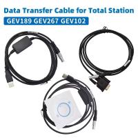 GEV189 GEV267 GEV102 Cable de transferencia de datos para Leicaa Total Station 5 pin USB al ordenador