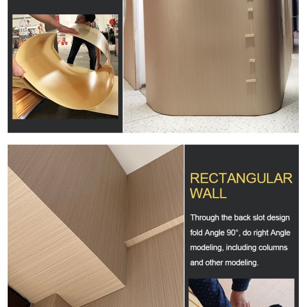 Современная роскошная панель стены 5mm облицовки древесины внутреннего художественного оформления 8mm