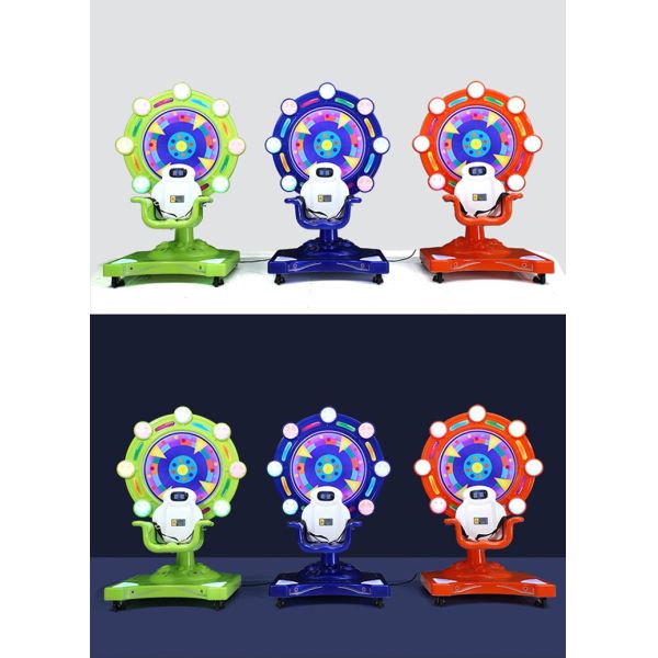 Moeda operada Kiddie Rides Swing Game Machine com construção de metal acrílico plástico