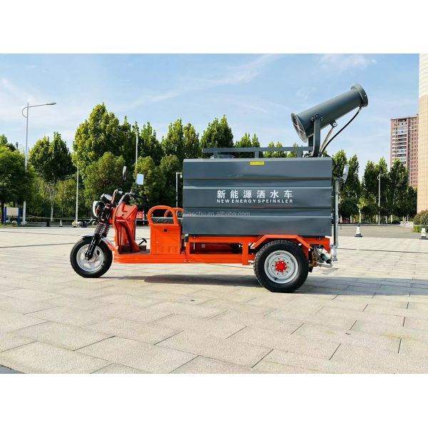 Triciclo eléctrico de saneamiento de pulverización de automóvil multifuncional Tipo de energía eléctrica pura