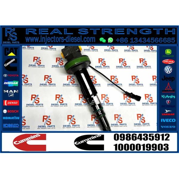 Горячая продажа Инжектор для железнодорожного топлива 0986435912 Дизельный инжектор 0 986 435 912