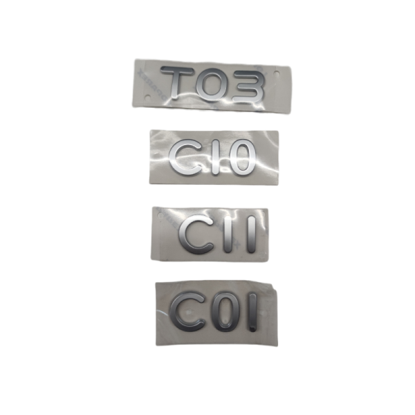 New Arrival Auto Body Parts Word Logo Cover for Leapmotor C11 C01 T03 Electric Vehicle Car Rear Logo Components