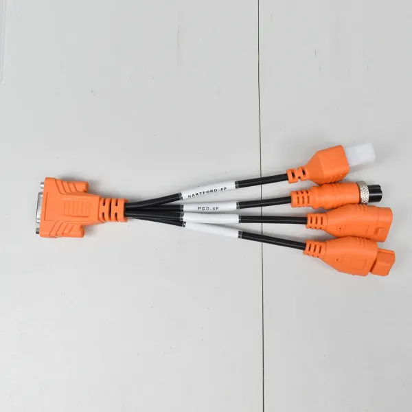 Adaptador de cable OBD2 de motocicleta 3 en 1 para PGO 6Pin HARTFORD 6Pin KYMCO 3Pin SYM 3Pin Conector de diagnóstico