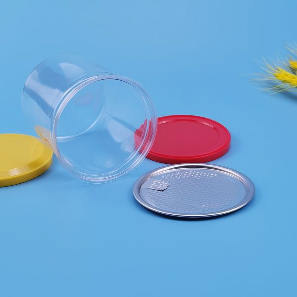 Easy Open 450ml Aluminium Lid 30G Plastic Food Cans