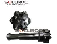 Bits de marteau DTH noir de carbure M60 de 165 mm pour les travaux de construction