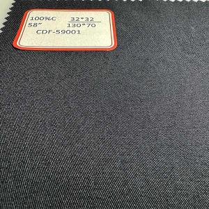 Cotton Flame Retardant Fabric 32S Fire Retardant Cloth 130*70 2/1