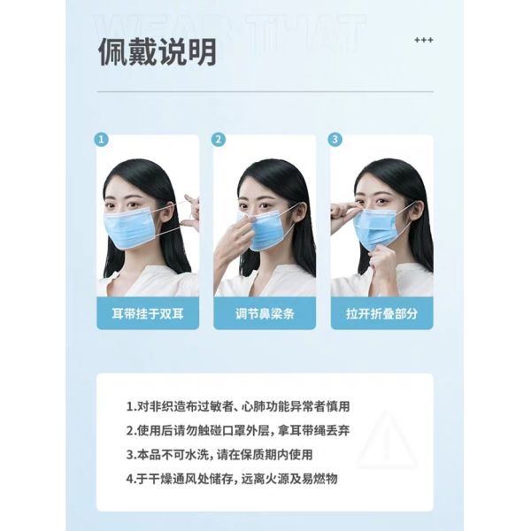 CE Approved - Class 1 Disposable Medical Surgical Face Mask - FDA  -EN14683