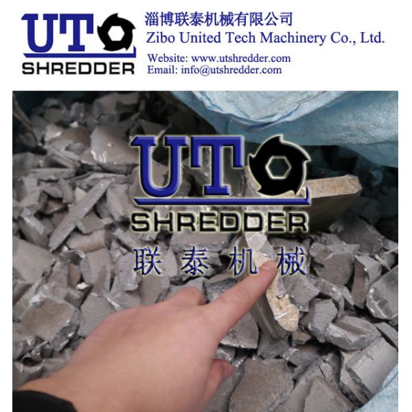 double shaft shredder, metal shredder, waste steel sheet shredder, scrap metal board crusher, waste metal recycling