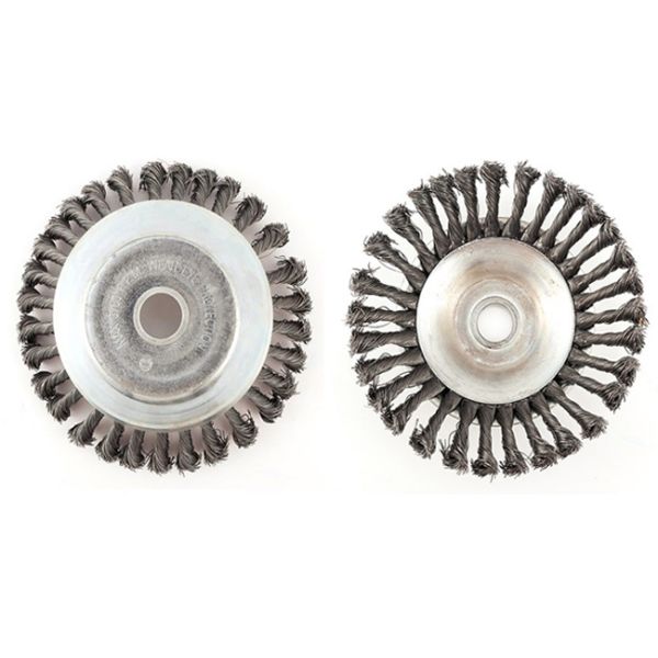 Stainless Steel Wire Brush Weed Brush Twist Knotted Wire Brush Cup Brush