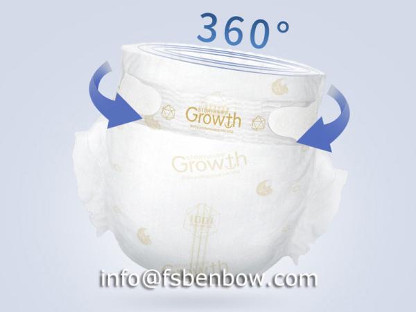 Taped Diaper Eco Friendly Dry New Born Quality Baby Taped Diaper