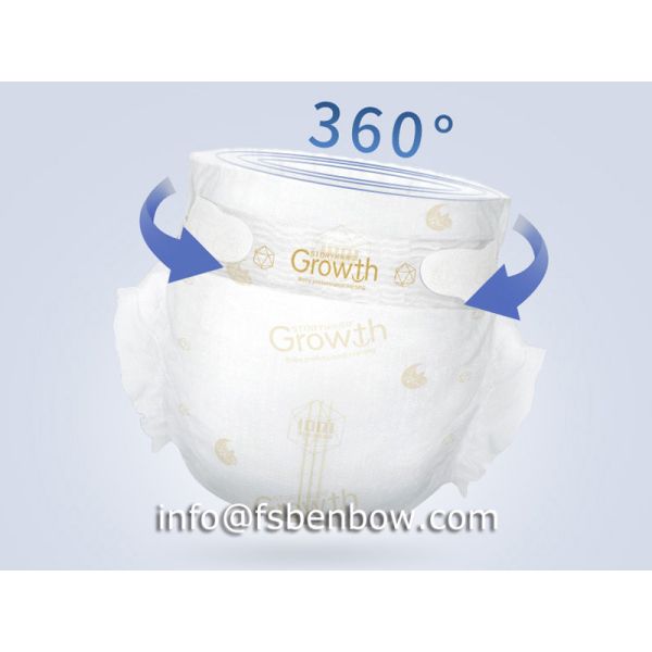 Taped Diaper Eco Friendly Dry New Born Quality Baby Taped Diaper