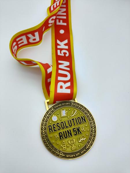 Souvenirs Zinc Alloy Medal , Soft Enamel Medals 2.5mm Thick Ness