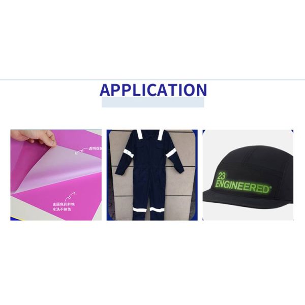 листа винила переноса видимого в темноте свечения 8.5x11 6x6 утюг красного голубого отражательный дальше для одежды ветеринара куртки