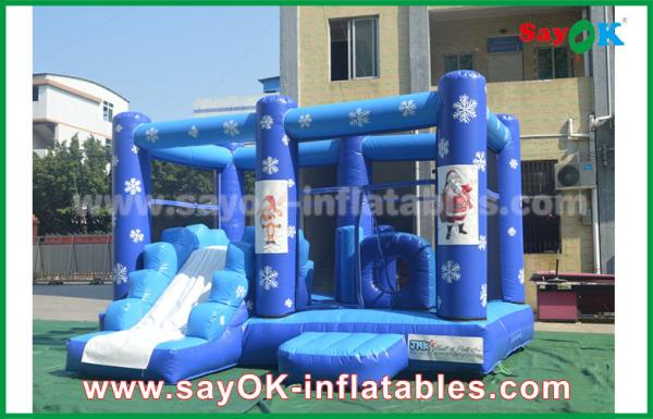 A corrediça inflável das crianças personalizou o curso de obstáculo congelado de encerado do PVC de 0.55mm castelo Bouncy inflável para crianças