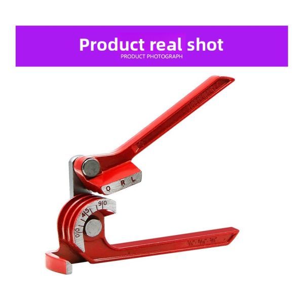3 in 1 Manual Tube Bender for 6mm 8mm 10mm Copper Tubing, Metric & Imperial Three Groove Pipe Bending Tool