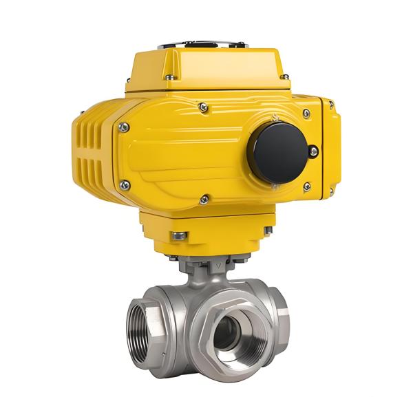 1/2in11/2in WCB Stainless Steel Miniature Electric Quick-Connect Threaded Ball Valve Lightweight Compact DC24V AC110V220V380V