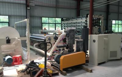 Toneladas de papel da máquina 8-10 da fabricação do tecido de toalete do rebobinamento/10 horas de capacidade