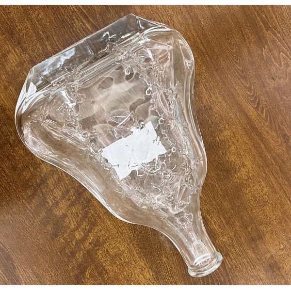 Вырезанная стеклянная бутылка XO 700 мл стеклянная бутылка водка бренди виски декантер с крышкой