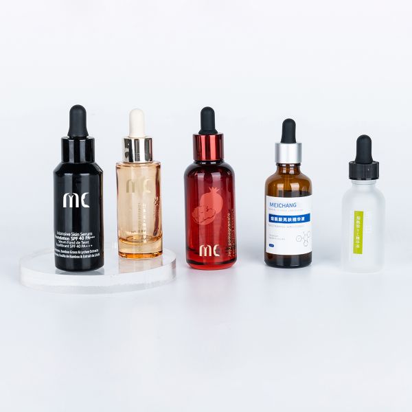 Glass Round Dropper Bottle 30ml 50ml for end and Luxury Essence Serum Zhejiang Child Resistant