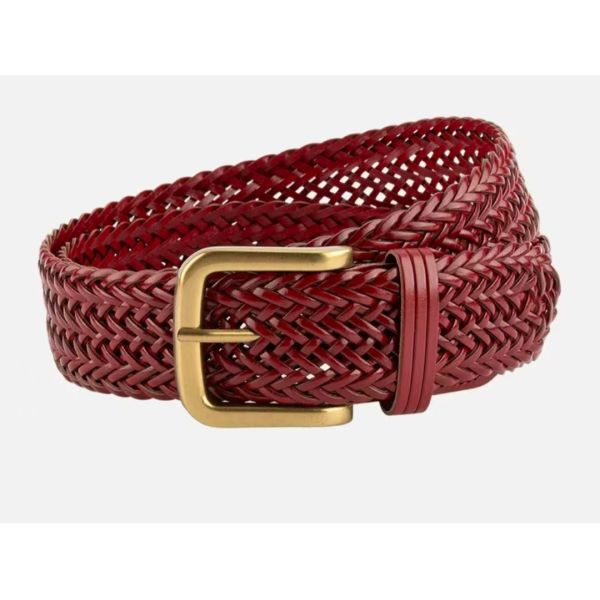 Niche, hip-hop, Instagram style, fashionable woven belt, bohemian, versatile, hole-free belt