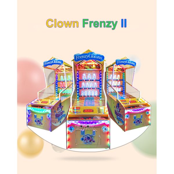 Clown Frenzy II Kids Parent Arcade Ticket Machine Coin Operated