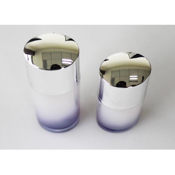 円形のアクリルのプラスチック ローションは化粧品の包装の容器の習慣色をびん詰めにします