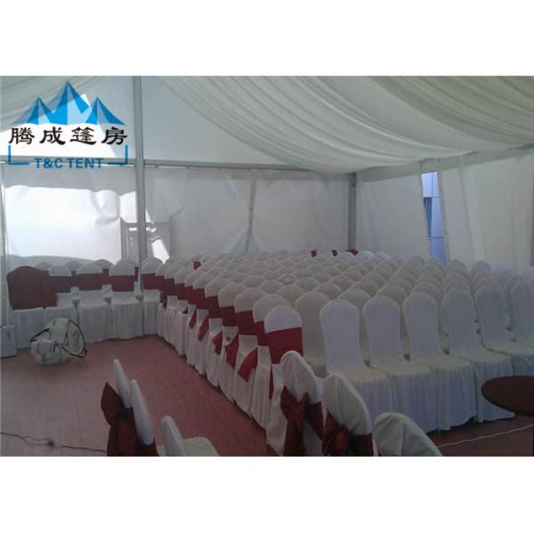 Transparent PVC Cover Church Revival Tents With Simple Cassette Flooring