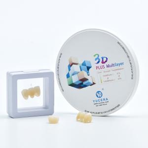 Диск пробела блока Zirconia A1 A2 A3 3d разнослоистый для Laboratorio зубоврачебного