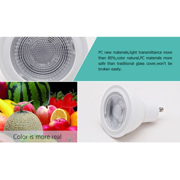 GU10 SMD3030 High color 7W mini spot light wholesale