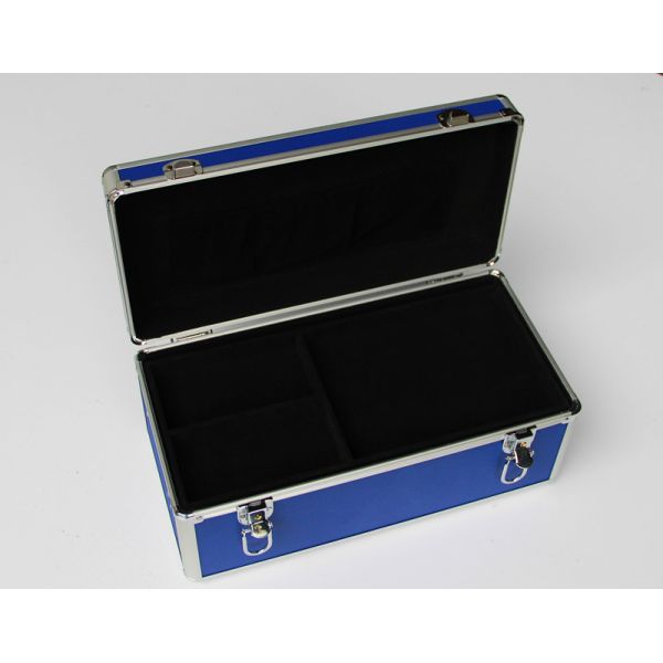 Случай доктора голубой алюминиевой коробки скорой помощи портативный для носит медицину и инструменты медицины