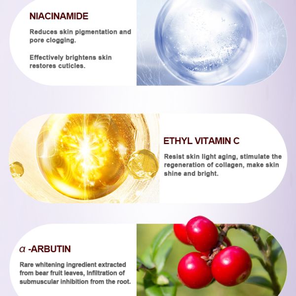 China Manufacturer's Whitening Cream Wholesale Niacinamide Antioxidant Moisturizing Exfoliating Revitalizing Dark Circles