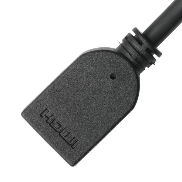 Male Vertical 19Pin HDMI-A To Female 19Pin HDMI LCD Cable Connector Assembly