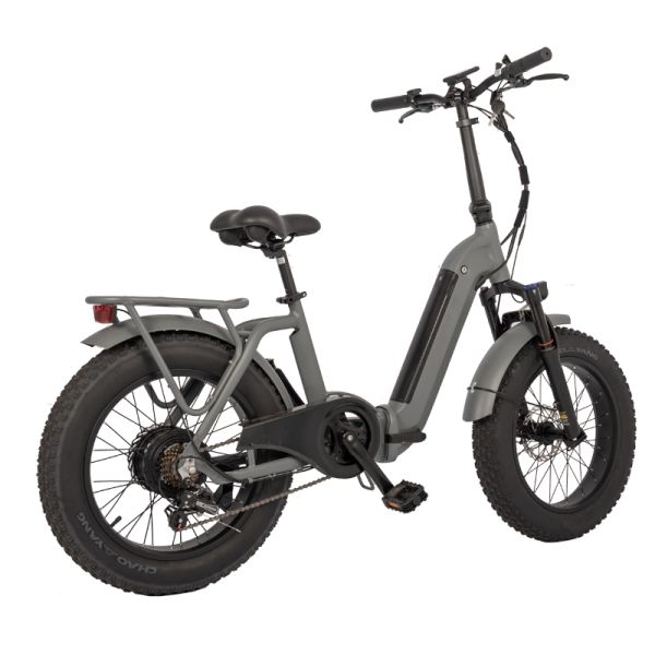 Shimano 7 Speed Electric Folding Bike with 30-50 Nm Torque and Integrated Battery
