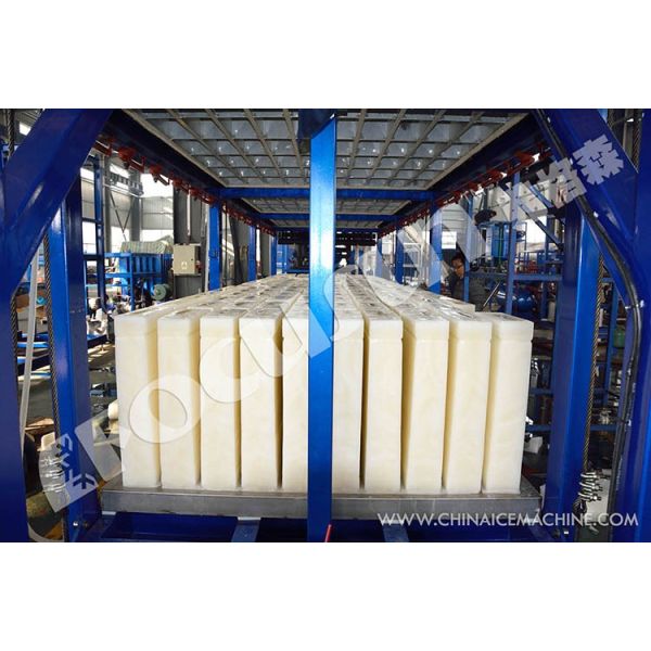 Planta de hielo de barra refrigerada por aire de 5 toneladas con tecnología avanzada 3500*1060*2200 mm