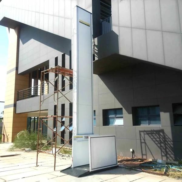 2.5m 3.5m Exterior Wheelchair Lift Commercial Hydraulic Platform Lift For Wheelchair