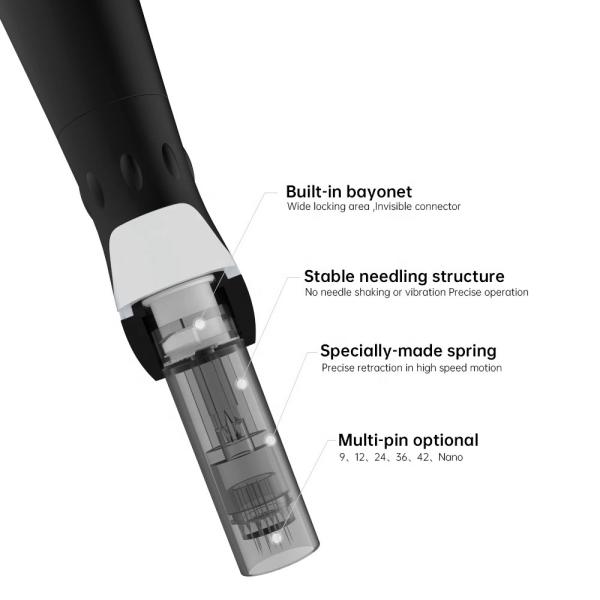 Dr. Pen A7 Derma Pen Facial Care Massager Auto Mcro Needle Cartridges Pen Wired Microneedling System