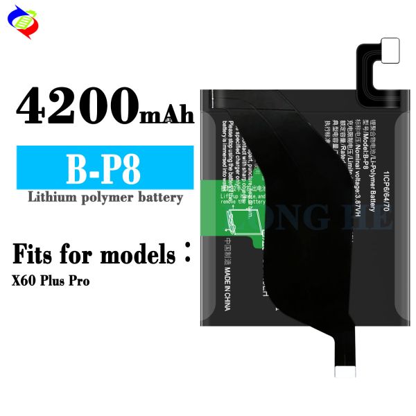 B-P8 перезаряжаемая батарея для VIVO X60 Plus Pro оригинальная замена литий-ионного полимера