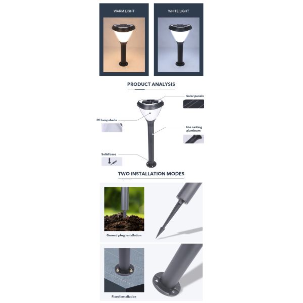 5V 4.5W треугольник светодиодные солнечные светофоры солнечный пик свет для парка дворов виллы