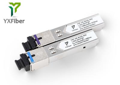 Módulo ótico do transceptor da relação FTTX 1.25G 40km 1310/1490nm SFP do SC