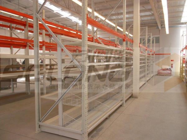O armazenamento industrial submete o metal resistente que arquiva protetores eretos da forma de U