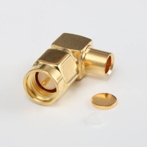 SMA Male Connector Solder Welding Type for RG402 Cable with 0~3GHz Frequency and IP67 Rating