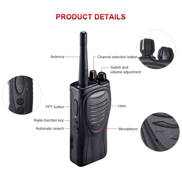 DMR Long Range Two Way Radio Walkie Talkie for Security Guard Equipment