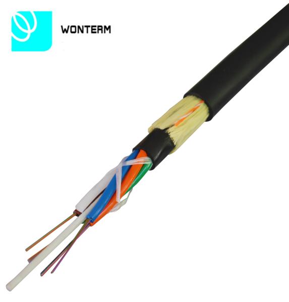 ADSS Optical Fiber Cable All Dielelectric Self - Support With Aramid Yarn