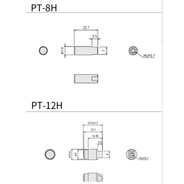M4 Through Beam Fiber Optic Sensor Accessories For Industrial Automation