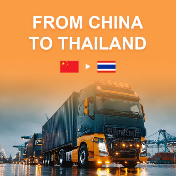 FCL LCL Express Chine à la Thaïlande Transport routier de marchandises de porte à porte