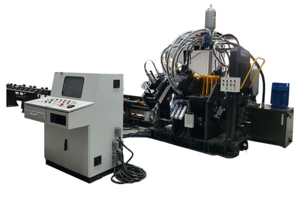 角鉄塔産業 CNC 角線機械 パンシングマークと切断
