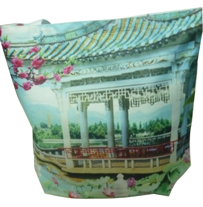 Reusable 100% cotton fabric digital spray organic plain cotton bags