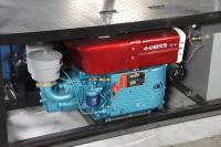 Motor diesel encendido eléctrico termoplástico de la refrigeración por agua del precalentador 15P del cilindro doble