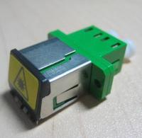 O metal do LC shuttered modo do adaptador da fibra ótica o único ou multimodo frente e verso